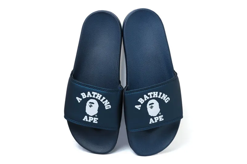 BAPE College Slide Sandals // Available Now